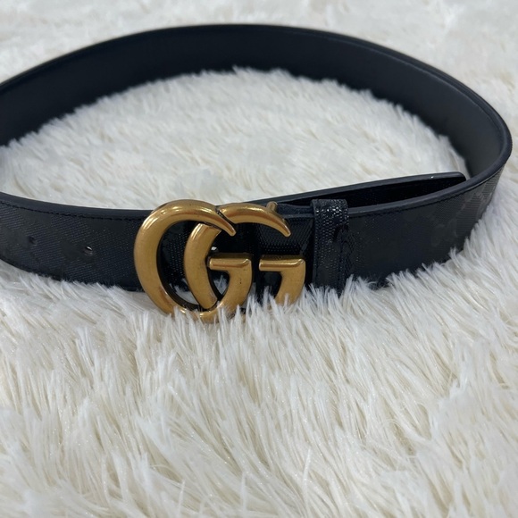 Gucci Black Leather Belt - Picture 2 of 7